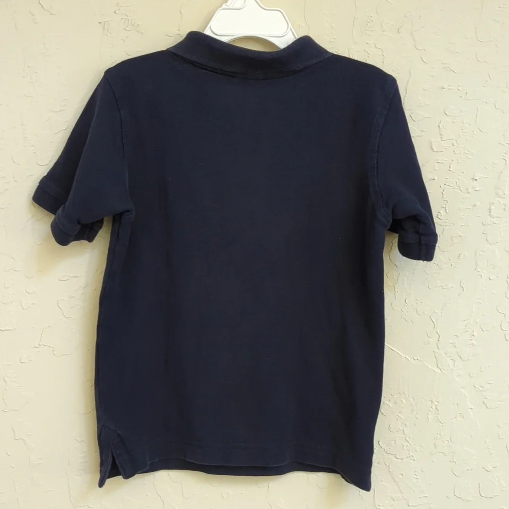 Gymboree Boy's Navy Argyle Pique Polo Shirt Size 4
